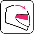 Sunvisor system scratch resistant