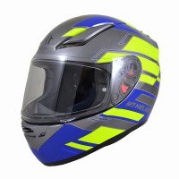 MT Revenge Full Face Helmet - Zusa Blue/Fluo Yellow
