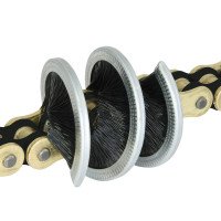 Tirox 360 degree motorcycle chain brush