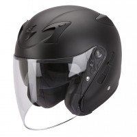 Scorpion EXO 220 Open Face Motorcycle Helmet - Matt Black