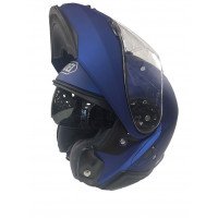 Shoei Neotec 2 Flip Front Helmet - Plain Matt Blue 