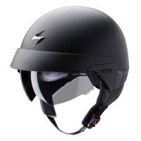 Scorpion EXO 100 Open Face Motorcycle Helmet - Matt Black