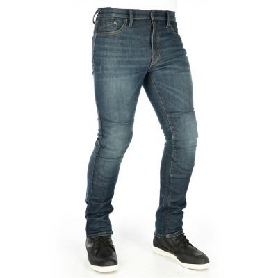 Oxford Original Approved AAA Motorcycle Motorbike Short Leg  Jeans Slim Fit - 3 Year Blue
