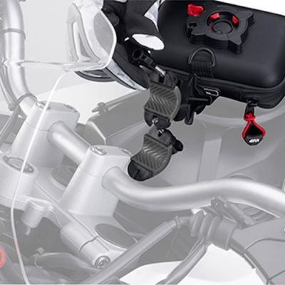 Givi S952B Universal Smartphone and GPS Holder - Universal Handlebar Mount