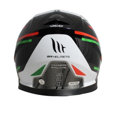 MT Thunder 3 Pitlane Full Face Helmet - Green White Red