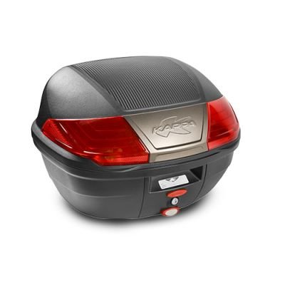 Kappa K400N 40 Litre Monolock Top Case - Black with Red Reflectors