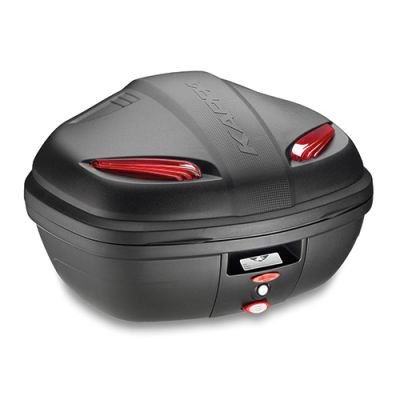 Kappa K47 Manta 47 Litre Monolock Top Case - Black with Red Reflectors